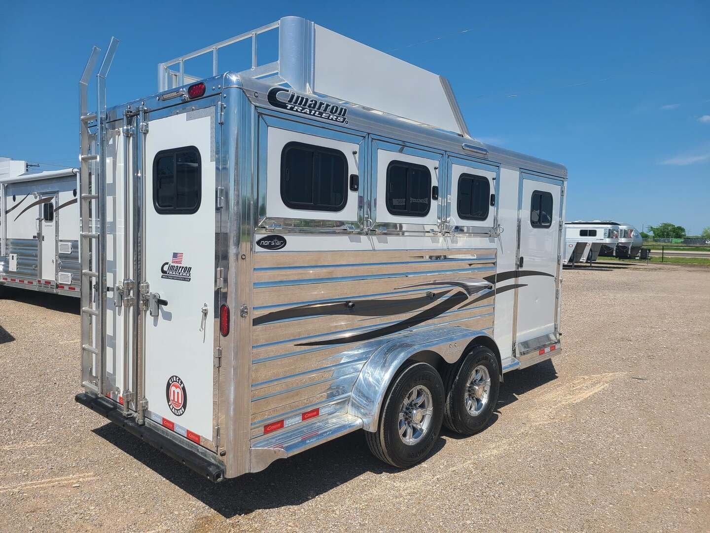 2022 Cimarron Norstar 3 Horse Bumper Pull Trailer